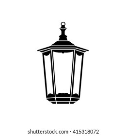 Lantern icon vector illustration. Lantern icon logo