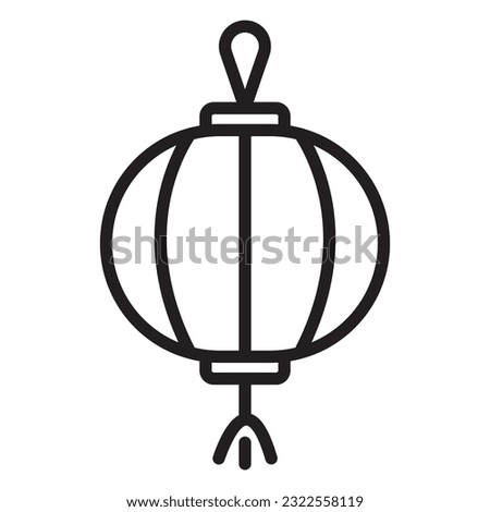lantern icon vector illustration logo deisgn
