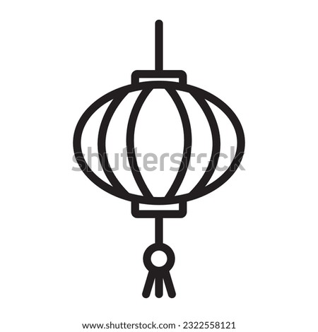 lantern icon vector illustration logo deisgn