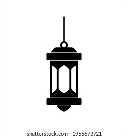 Icono de linterna ilustración vectorial en fondo blanco. modificable por color