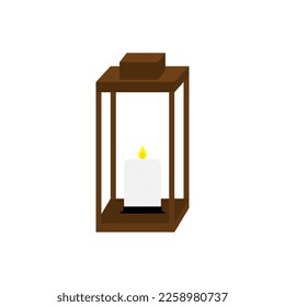 Lantern icon. Vector illustration on a white background.