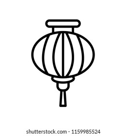 Lantern icon vector isolated on white background, Lantern transparent sign