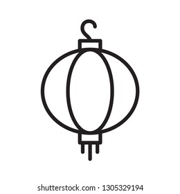 Lantern icon vector logo template