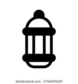 Icono de linterna Ilustración de diseño de símbolo de Vector
