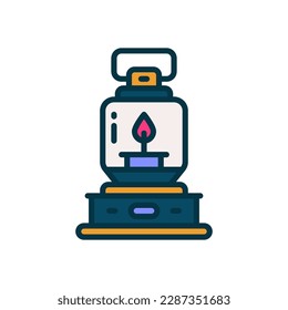 icono de linterna para tu sitio web, móvil, presentación y diseño de logotipo.