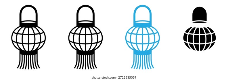 Lantern icons in different styles and colors,Ramadan logo. Islamic lantern simple flat logo vector illustration. Lantern logo vector,Set of Flat Arabic or Islamic Lanterns Design, Islamic Silhouette 