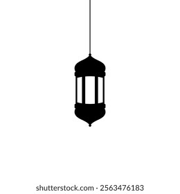 lantern islamic icon symbol isolated on white background