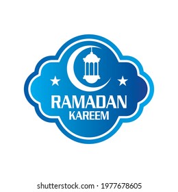 lantern islamic logo , ramadan vector