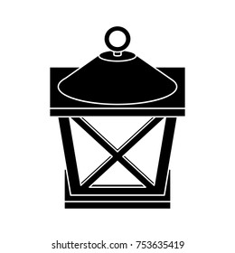 lantern isolated vector icon