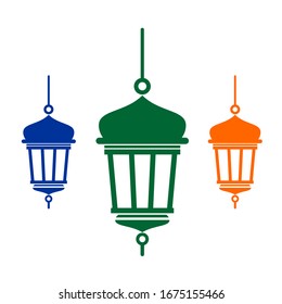 logotipo vectorial de la ilustración del diseño de la lámpara