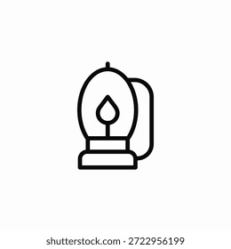 Lampe Symbol Vorzeichen Vektor