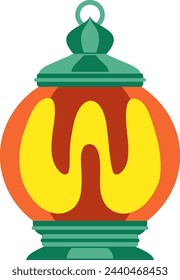 Lantern Lampion Letter Alphabet Vector Element