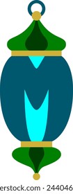 Lantern Letter Alphabet Vector Element