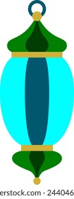 Elemento de vector de alfabeto de letra de linterna