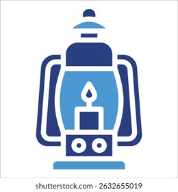 Lantern Light Icon Element For Design