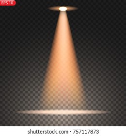 Lantern light on stage