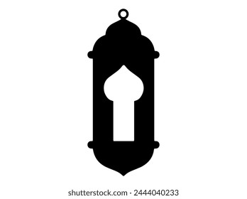 Lantern Line Art Background Illustration