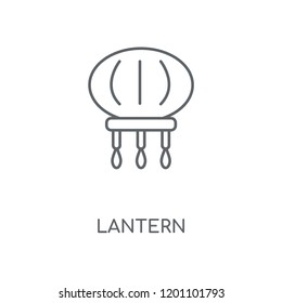 Lantern linear icon. Lantern concept stroke symbol design. Thin graphic elements vector illustration, outline pattern on a white background, eps 10.