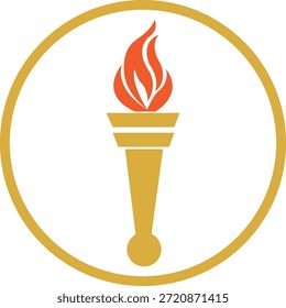 Diseño del logotipo de la linterna. Diseño del logotipo de la lámpara de la linterna.
