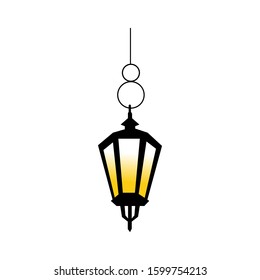 lantern logo design vector illustrations beautiful traditional ornamental lights template