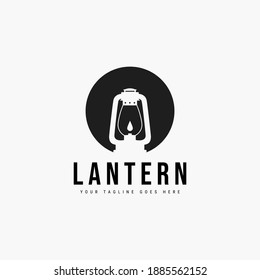 Lantern  logo vector illustration design