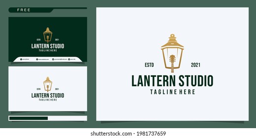 lantern music logo design inspiration. 