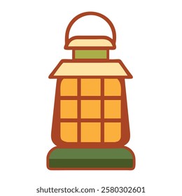 A lantern powered by solar energy representing renewable and sustainable lighting
