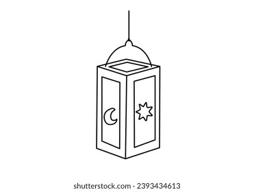 Lantern for saint martin day or laternenumzug,traditional in europe and germany