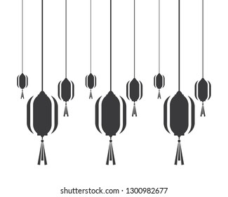 Lantern symbol illustration