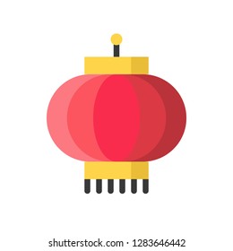 Lantern vector, Chinese New Year related flat design icon