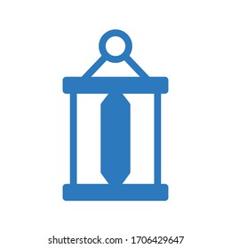 lantern vector glyph color icon 