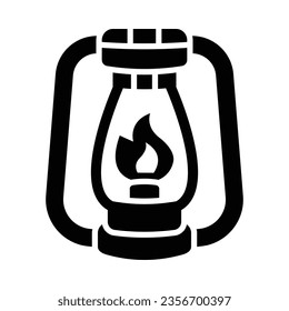 Lantern Vector Glyph Icon For Personal And Commercial Use.
