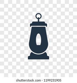 Lantern vector icon isolated on transparent background, Lantern transparency logo concept