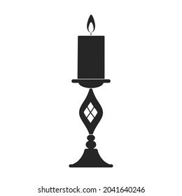 Lantern vector icon.Black vector icon isolated on white background lantern.