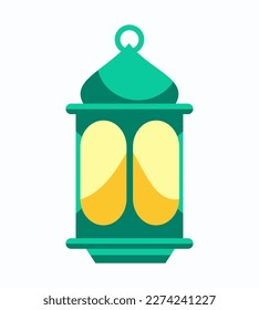 lantern vector illustration, in bright colors, flat design concept. ramadan and islamic icons. perfect for posters, greeting cards, banners, stickers.