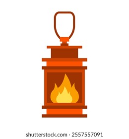 Lantern Vector Illustration. Good for for Outdoor Activities.