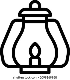 lantern vector illustration isolated on a transparent background . color vector icons for concept or web graphics.