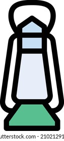 lantern Vector illustration on a transparent background. Premium quality symbols. Stroke vector icon for concept and graphic design.
