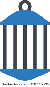 ilustración de linterna Vector sobre un fondo transparente. Símbolos de calidad superior. Iconos vectoriales de glifos para diseño de conceptos y gráficos. 

