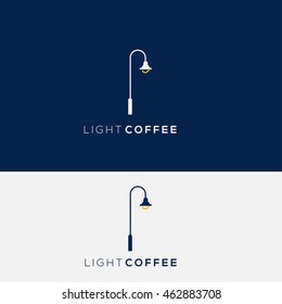 Lantern vector logo design template