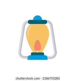 Lantern vector Solid Icon Design illustration. Halloween Symbol on White background EPS 10 File
