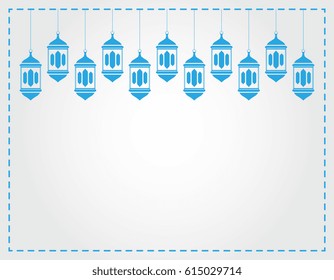 lanterns hanging decorative. background template