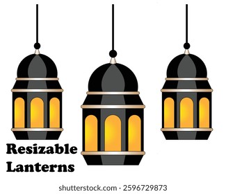 lanterns, lantern icon, lantern vector and graphic design.