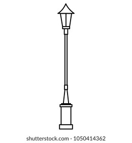 lanterns park isolated icon