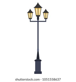 lanterns park isolated icon