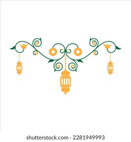Lanterns for Ramadan Kareem. Arabic lanterns. Vector illustration