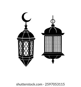 Lanterns Set Vector Elegant and Versatile Lighting Designs.