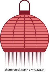 Lanterns simple clip art vector illustration