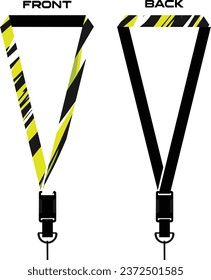 lanyard abstract illustration template for honey bee company