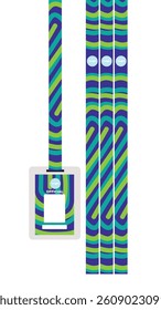 lanyard id card design for event